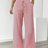 Alina™ | Elegant Striped Trousers with Pockets