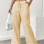 Alina™ | Elegant Striped Trousers with Pockets