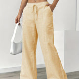 Alina™ | Elegant Striped Trousers with Pockets