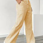 Alina™ | Elegant Striped Trousers with Pockets
