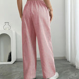 Alina™ | Elegant Striped Trousers with Pockets
