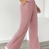 Alina™ | Elegant Striped Trousers with Pockets