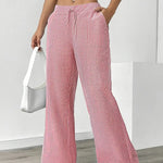 Alina™ | Elegant Striped Trousers with Pockets
