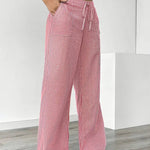 Alina™ | Elegant Striped Trousers with Pockets