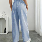 Alina™ | Elegant Striped Trousers with Pockets