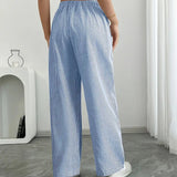 Alina™ | Elegant Striped Trousers with Pockets