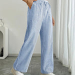 Alina™ | Elegant Striped Trousers with Pockets
