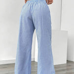 Alina™ | Elegant Striped Trousers with Pockets