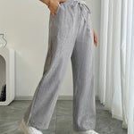 Alina™ | Elegant Striped Trousers with Pockets
