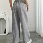 Alina™ | Elegant Striped Trousers with Pockets
