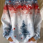 Alva™ - Christmas Jumper with Soft Christmas Tree Pattern
