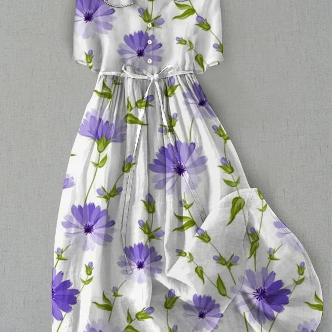 Ana Dress | Vintage Floral Elegance