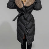 AURELIA™ | Long Coat with Fur
