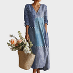 Ava™ | Retro Linen Dress