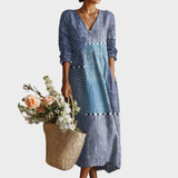 Ava™ | Retro Linen Dress