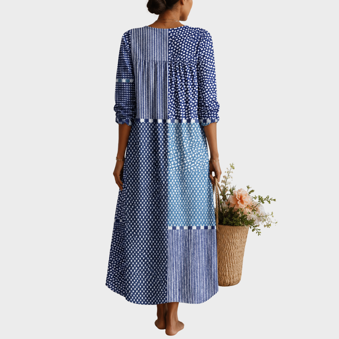 Ava™ | Retro Linen Dress