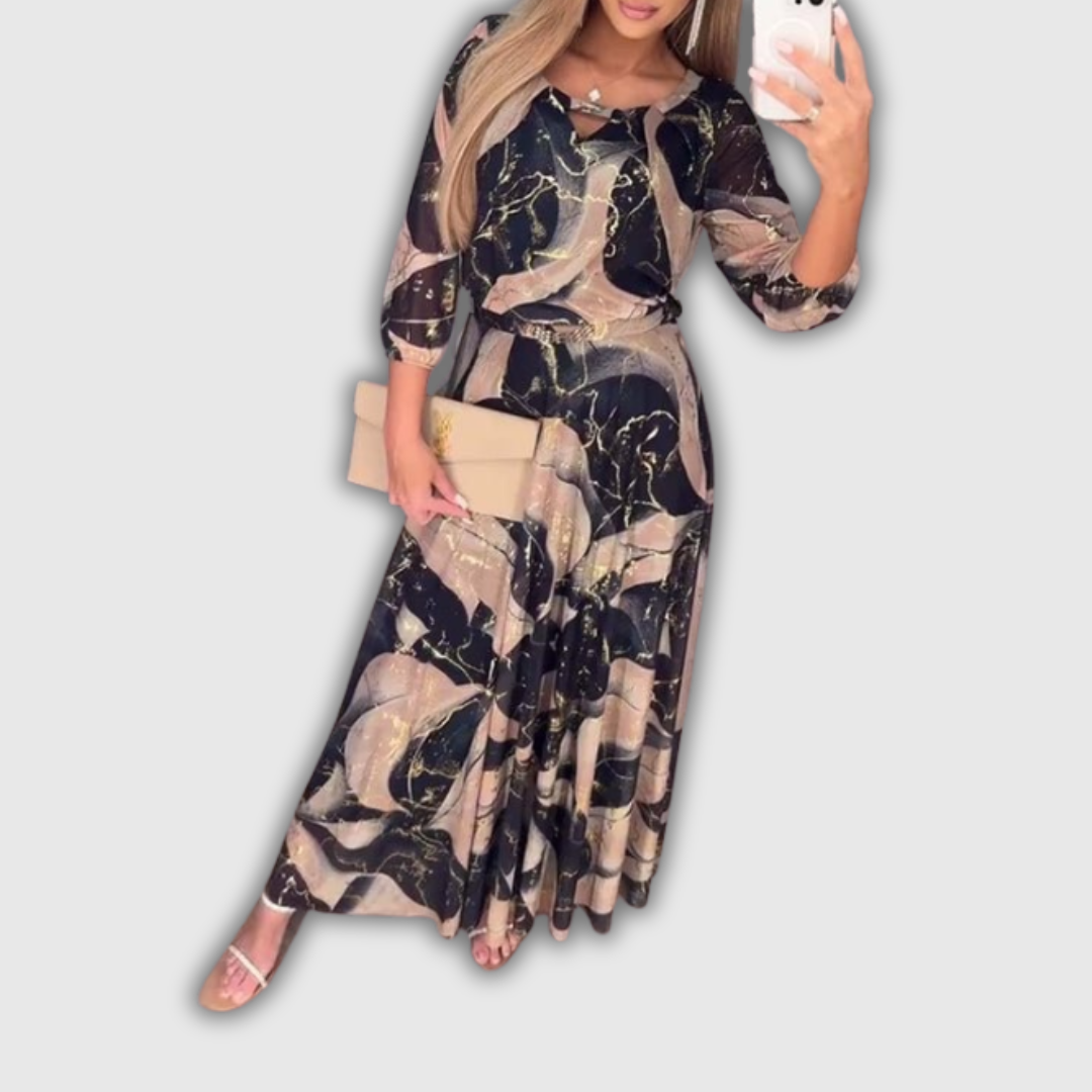 Chavelle | Printed Chiffon Dress