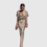 Clarandra |  Copper Midi Dress