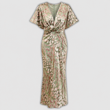 Clarandra |  Copper Midi Dress