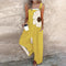 Comfortable printed overalls