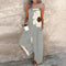 Comfortable printed overalls