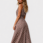 Danae | Polka Dot Midi Dress