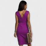 Desi - V-Neck Split Dress