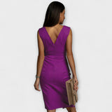Desi - V-Neck Split Dress