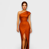 Elegant Asymmetrical Evening Dress