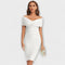 Elegant Dress with V-Neck