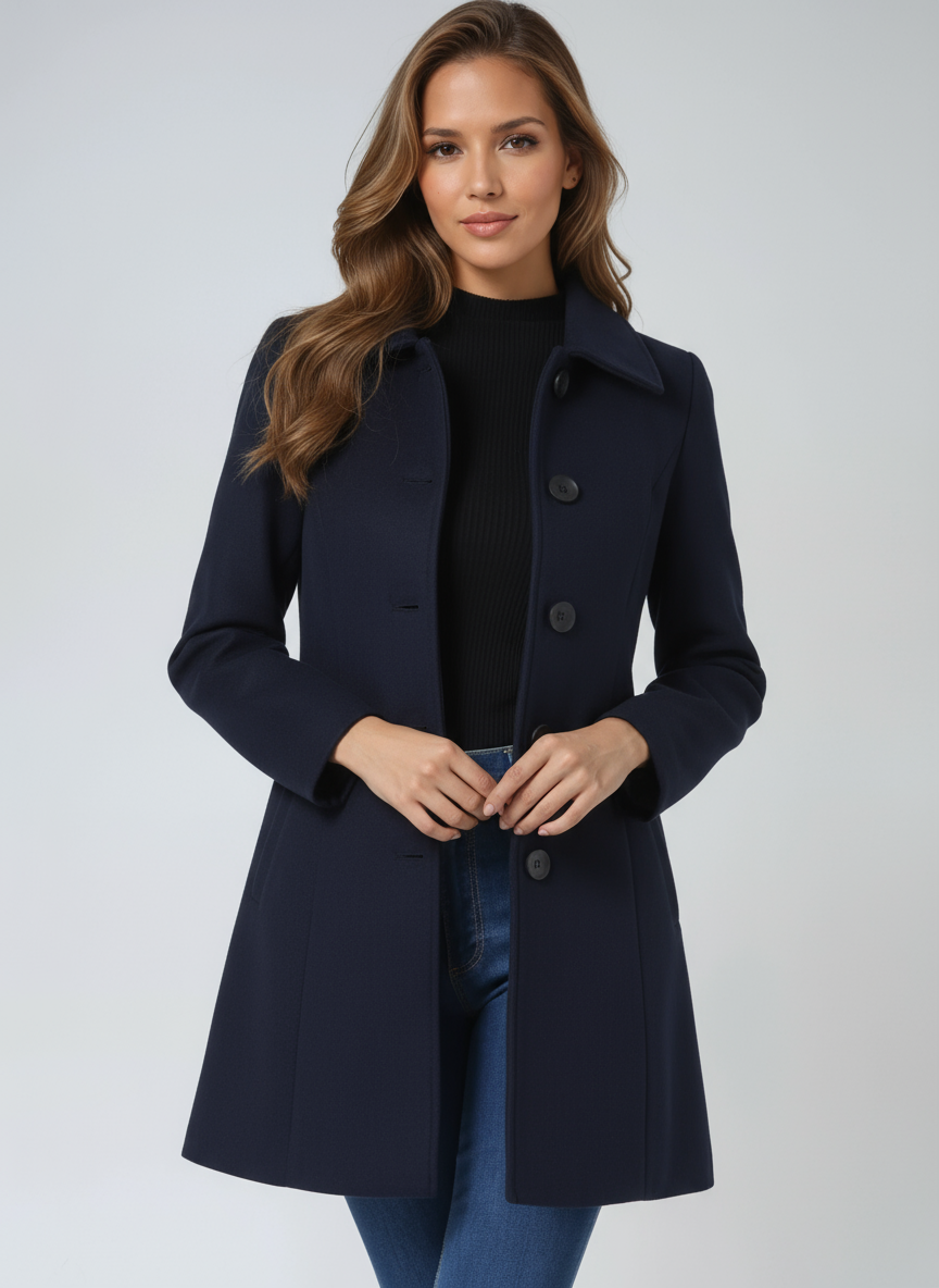Elegant Fit & Flare Jacket