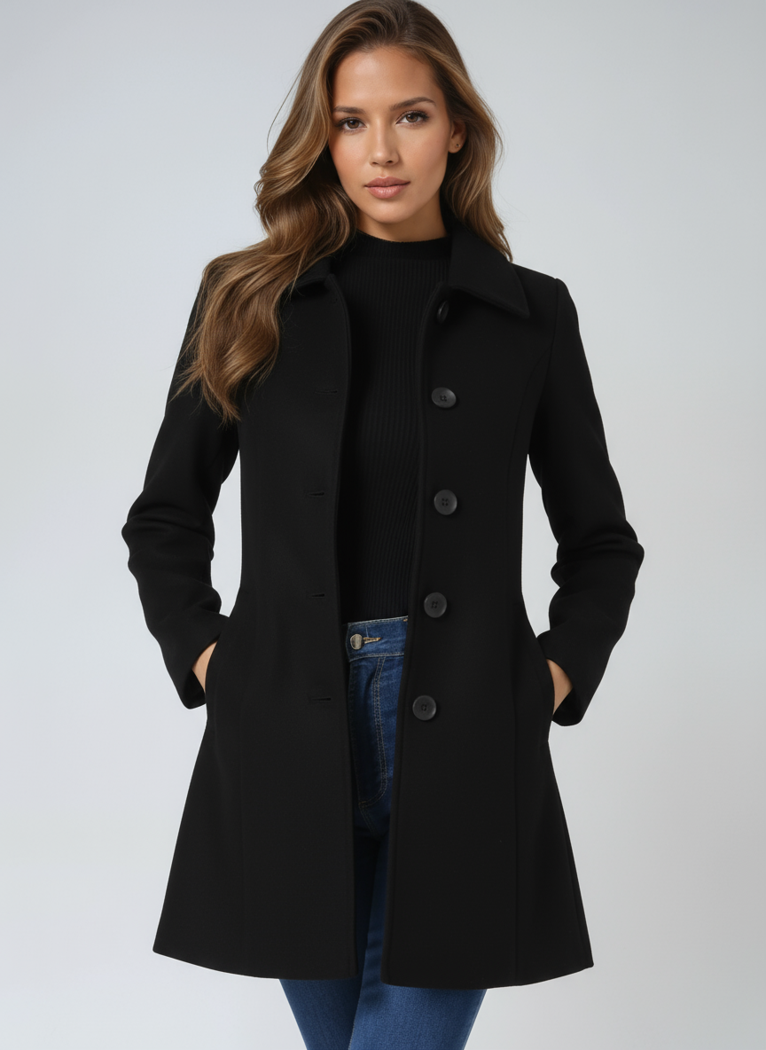 Elegant Fit & Flare Jacket