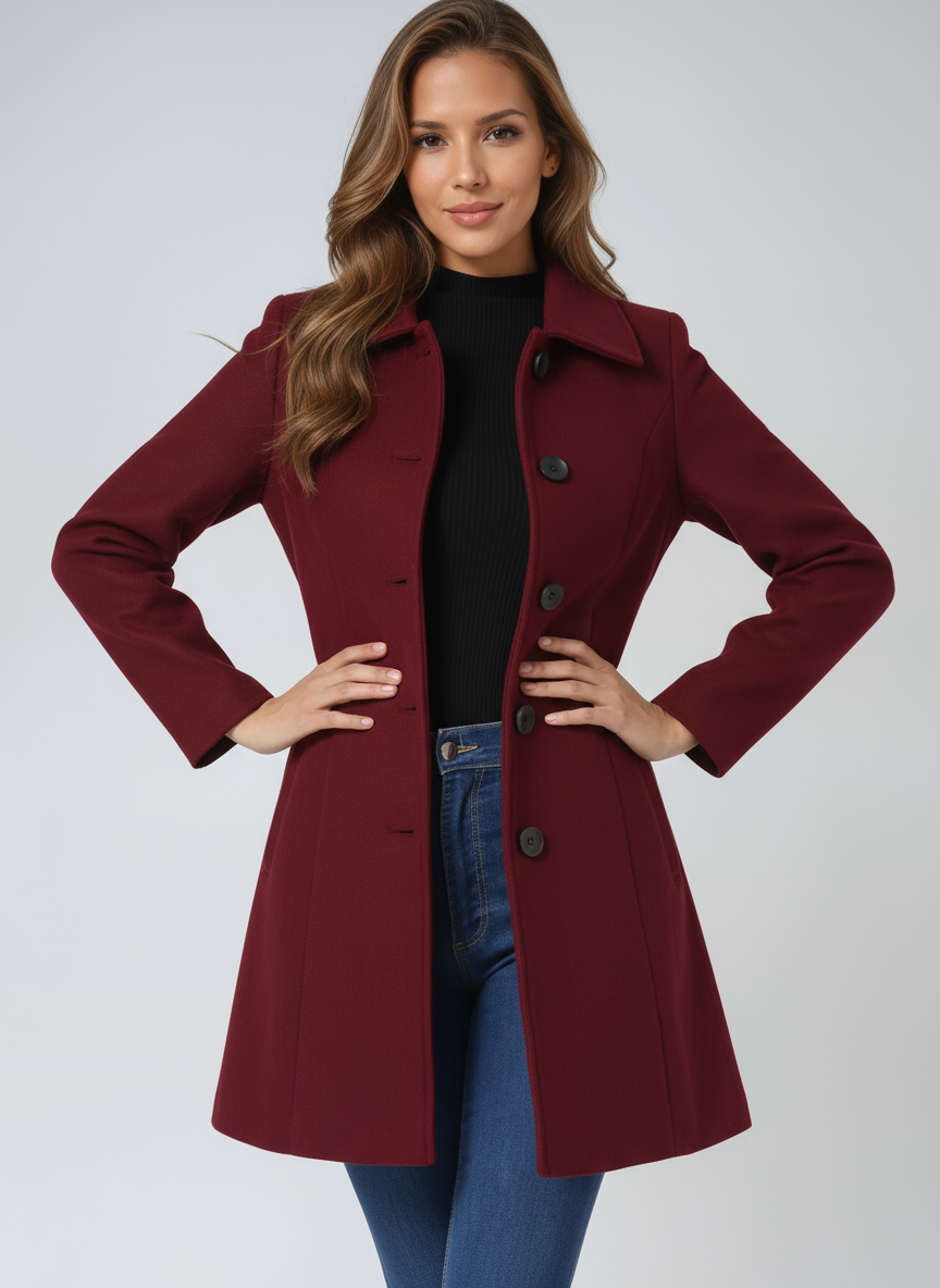 Elegant Fit & Flare Jacket