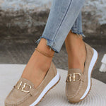 Ellie - Flat Buckle Loafers