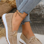 Ellie - Flat Buckle Loafers