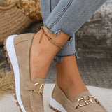 Ellie - Flat Buckle Loafers