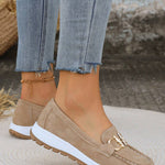 Ellie - Flat Buckle Loafers