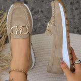 Ellie - Flat Buckle Loafers