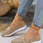 Ellie - Flat Buckle Loafers