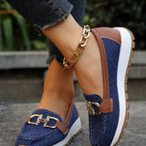 Ellie - Flat Buckle Loafers