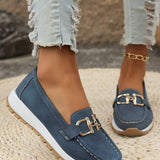 Ellie - Flat Buckle Loafers