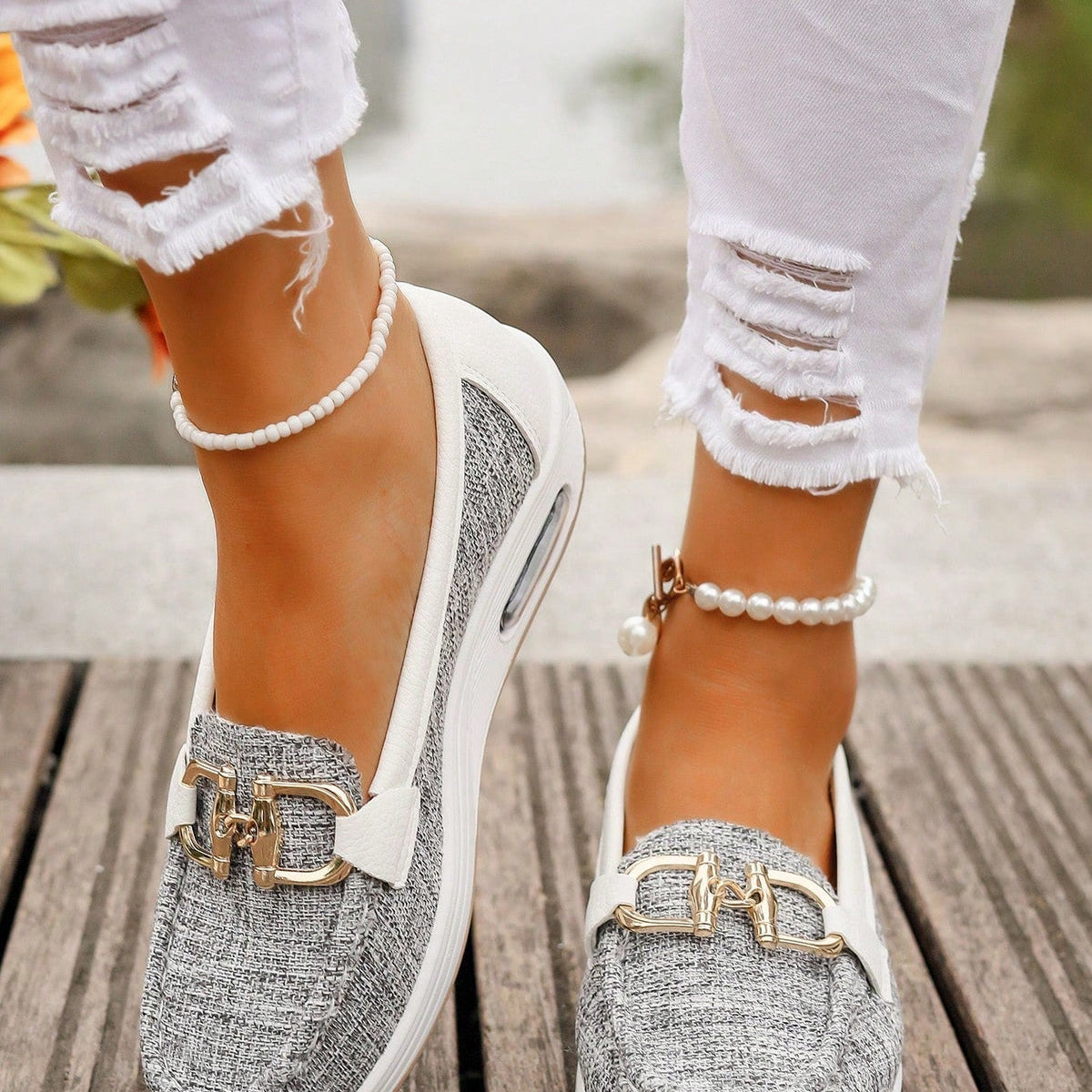 Ellie - Flat Buckle Loafers