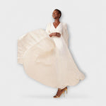 Elsa - Cream Maxi Dress by Allegory