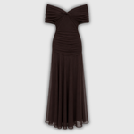 Florendra | Long Floral V Neck Dress
