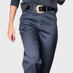 Greta | Striped Suit Trousers