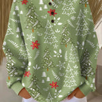 Ingrid™ - Christmas Tree Motif Pullover