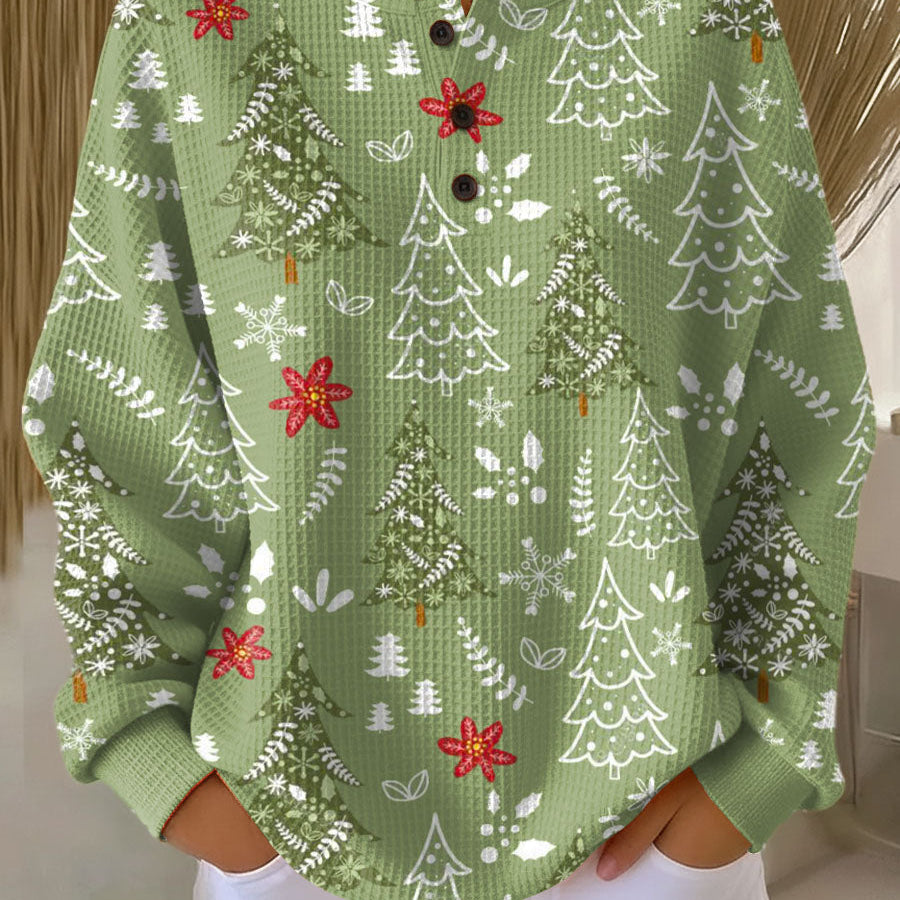 Ingrid™ - Christmas Tree Motif Pullover