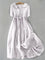 Isla | Elegant Cotton-Linen Half Sleeve Dress