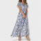 Jasmina | Floral Chiffon Maxi Dress