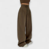 Jill – Lace-Up Casual Trousers